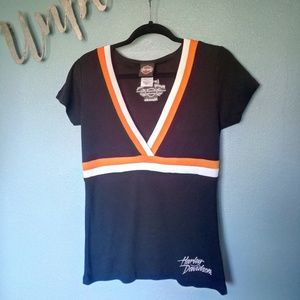 Genuine Harley Davidson deep V Tee